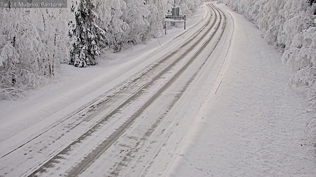 Kelikamerat Kuva Tie 21 Muonio Pahtonen, Muonio, Lappi