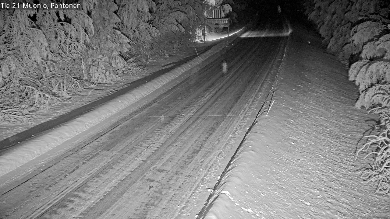 Kelikamerat Kuva Tie 21 Muonio Pahtonen, Muonio, Lappi