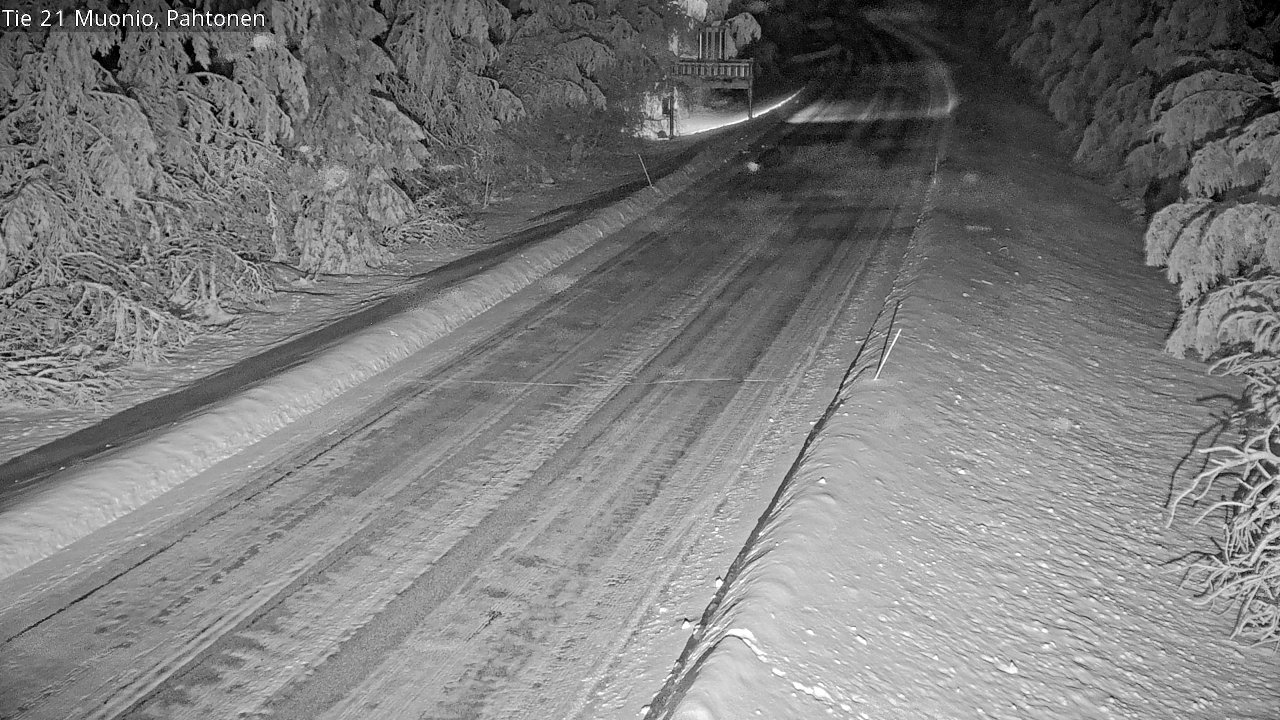 Weather Camera Image Road 21 Muonio Pahtonen, Muonio, Lappi