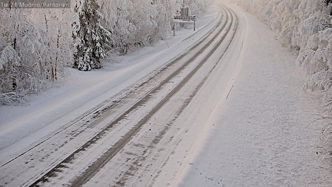 Kelikamerat Kuva Tie 21 Muonio Pahtonen, Muonio, Lappi