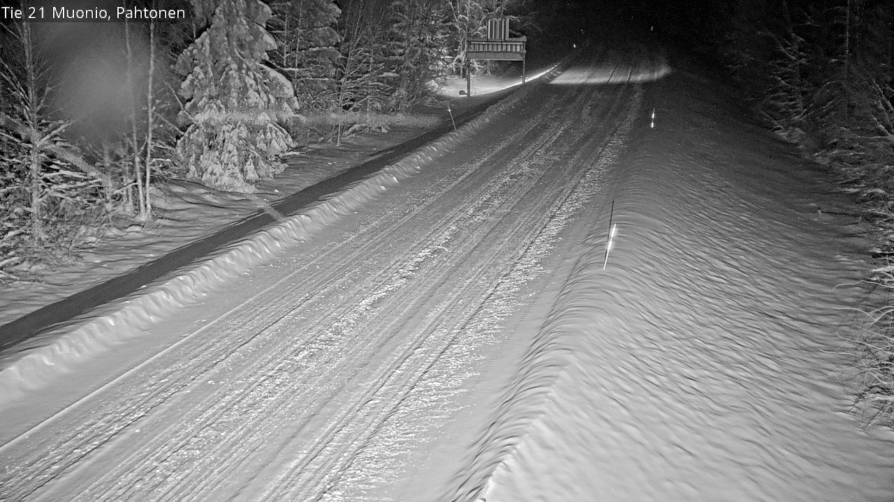 Kelikamerat Kuva Tie 21 Muonio Pahtonen, Muonio, Lappi