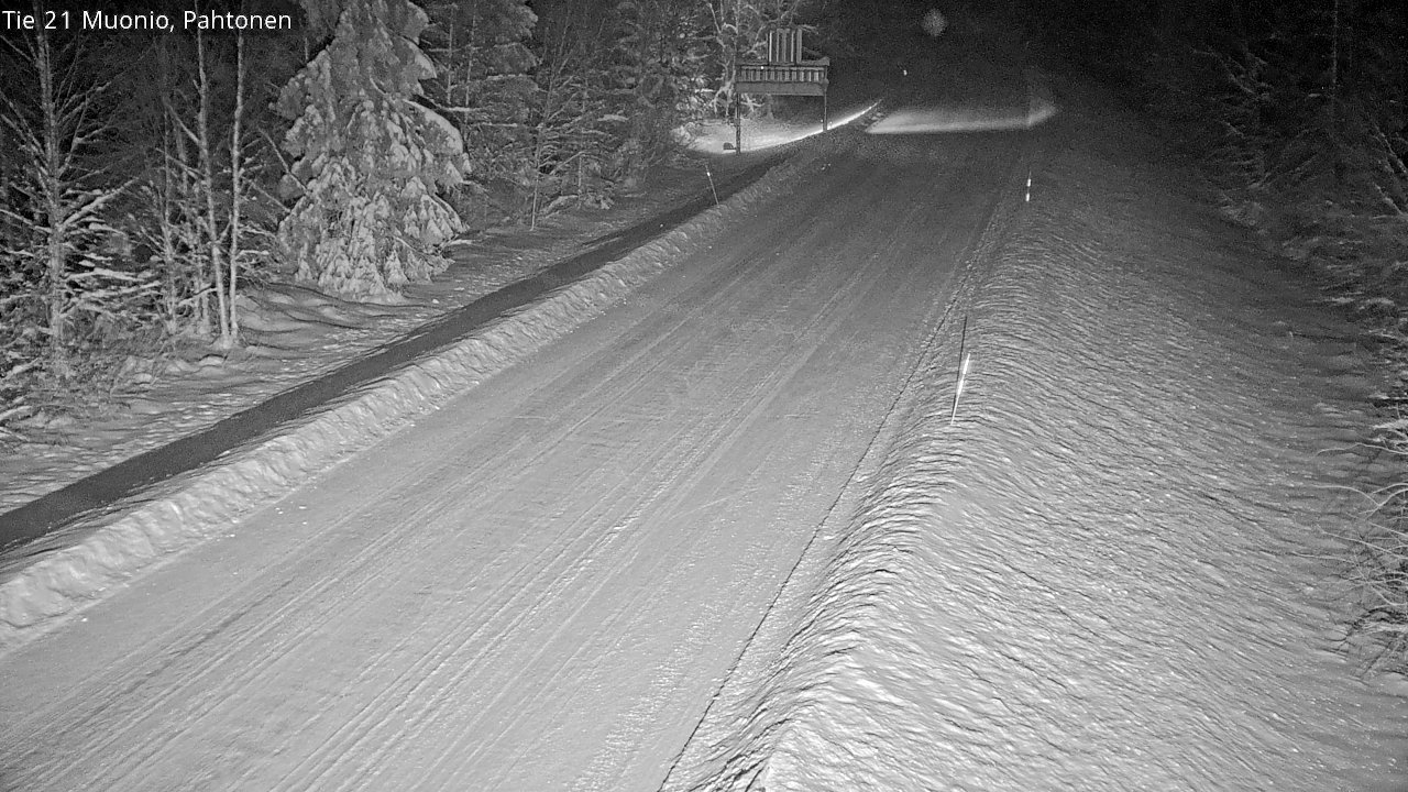 Kelikamerat Kuva Tie 21 Muonio Pahtonen, Muonio, Lappi