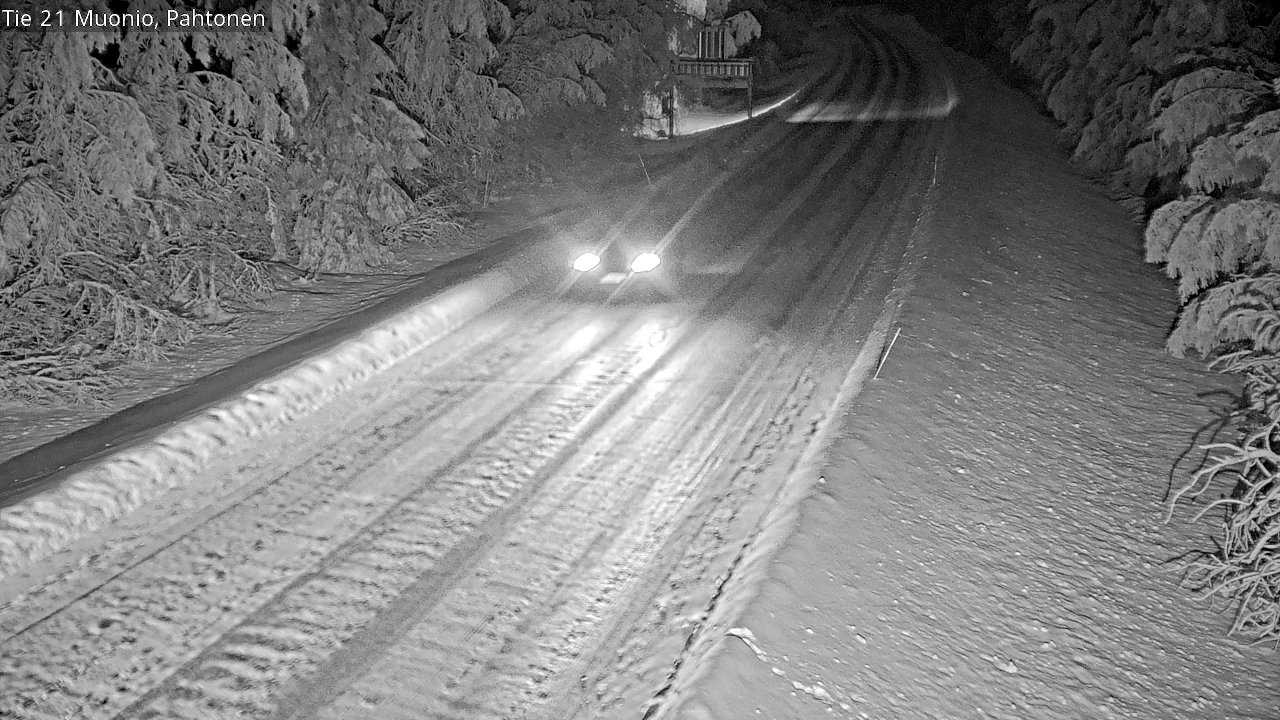 Kelikamerat Kuva Tie 21 Muonio Pahtonen, Muonio, Lappi