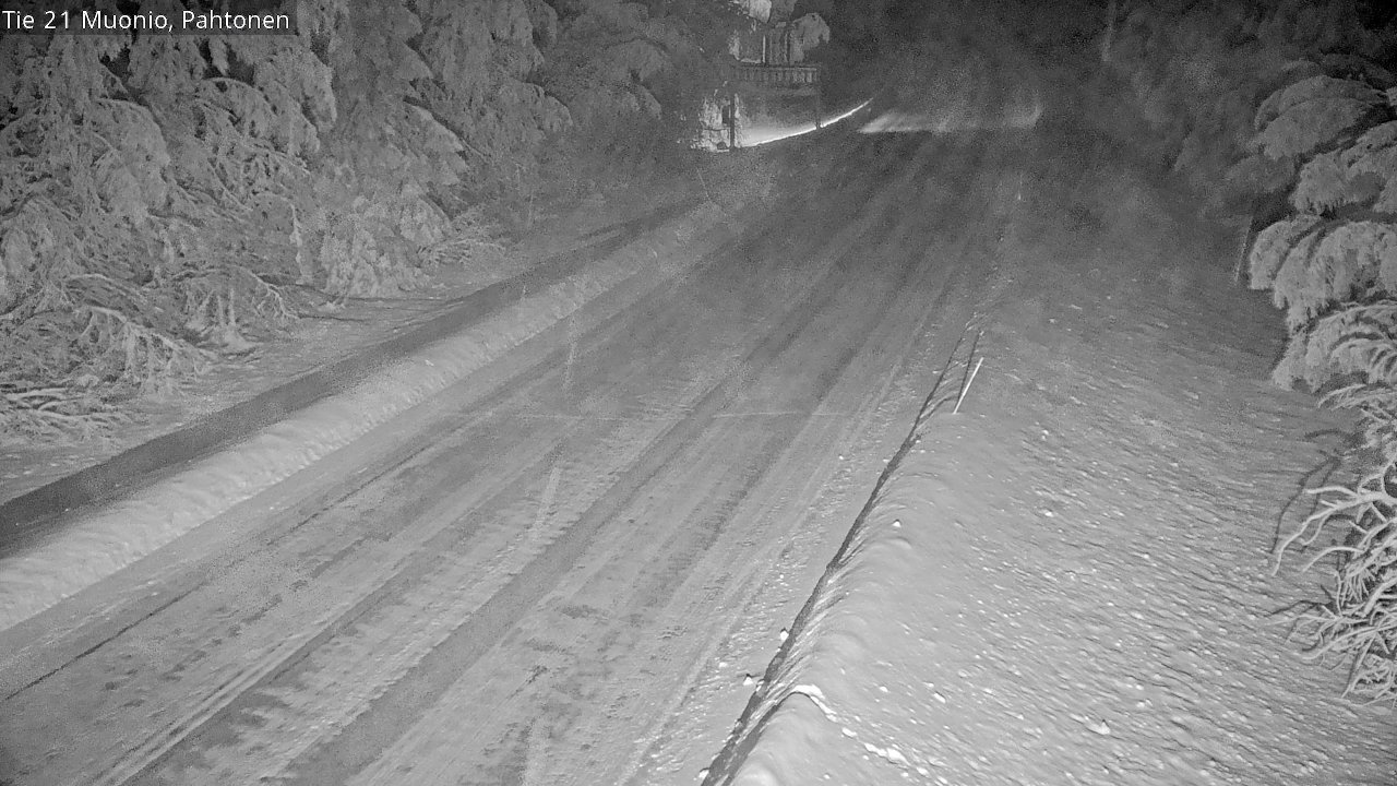 Weather Camera Image Väg 21 Muonio Pahtonen, Muonio, Lappi