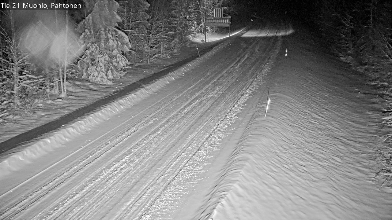 Kelikamerat Kuva Tie 21 Muonio Pahtonen, Muonio, Lappi