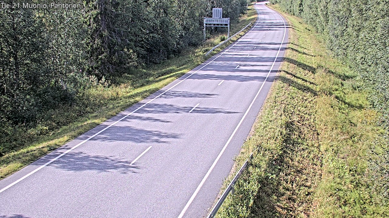 Weather Camera Image Road 21 Muonio Pahtonen, Muonio, Lappi