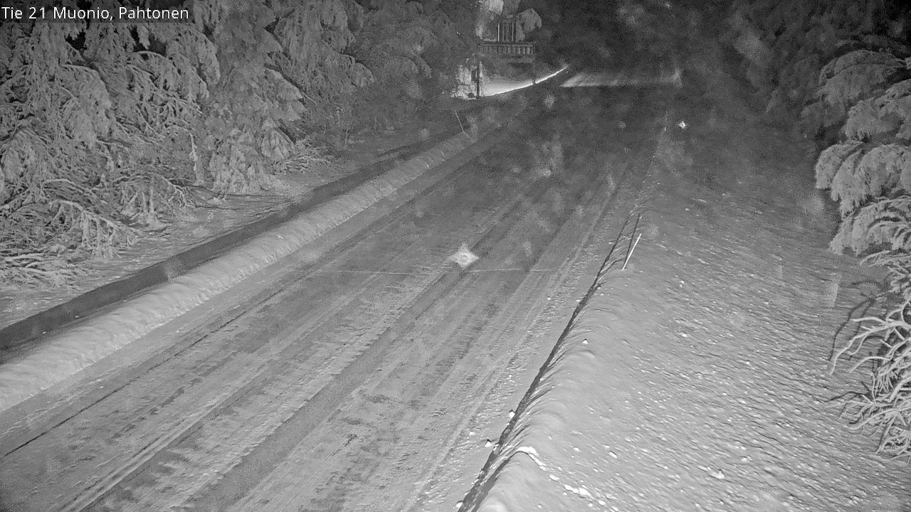 Weather Camera Image Road 21 Muonio Pahtonen, Muonio, Lappi