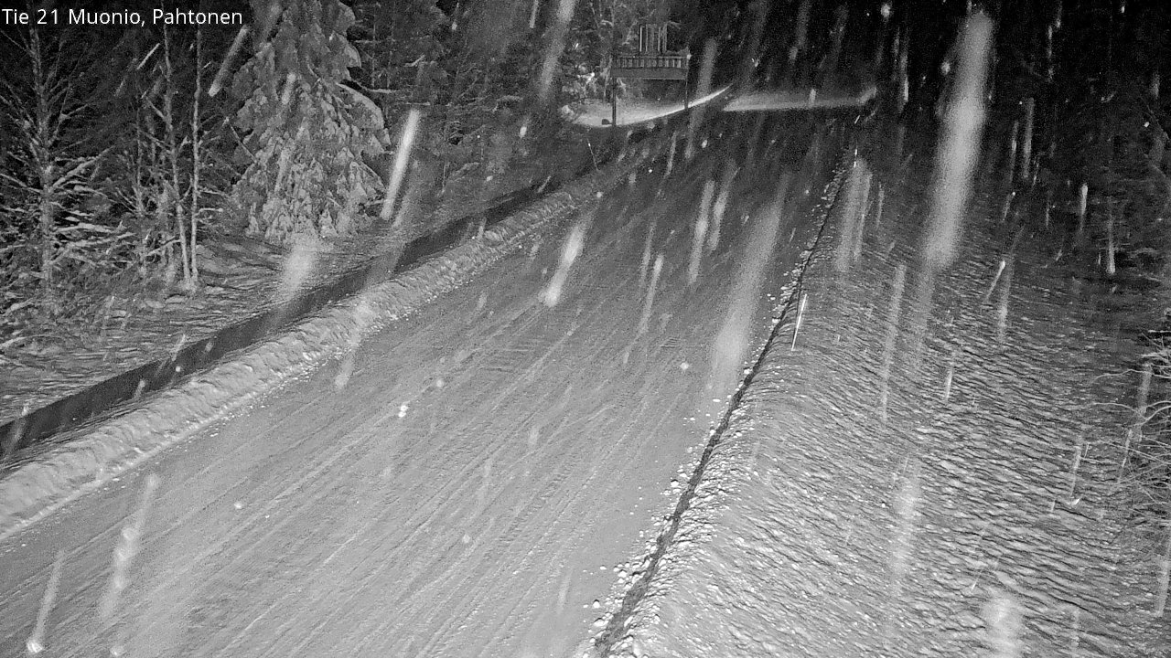 Weather Camera Image Road 21 Muonio Pahtonen, Muonio, Lappi