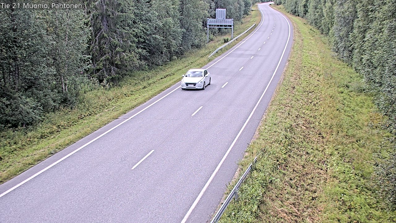 Weather Camera Image Road 21 Muonio Pahtonen, Muonio, Lappi