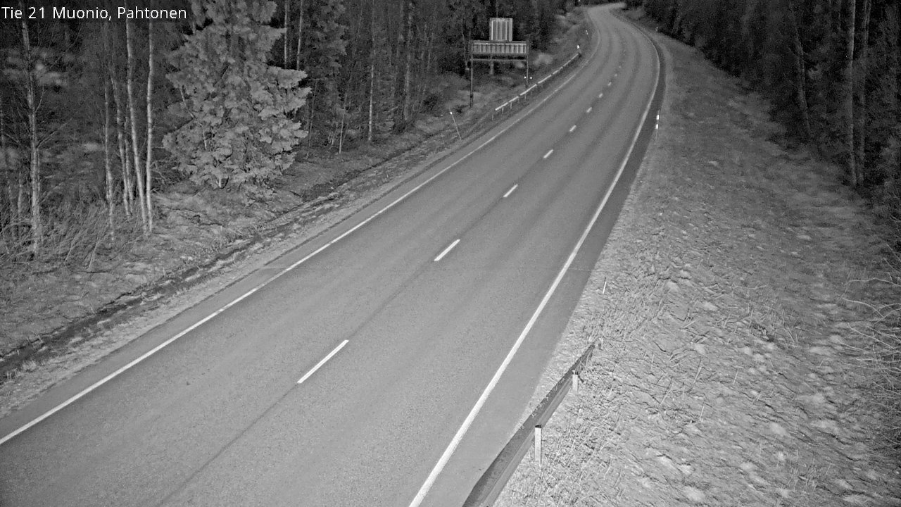 Weather Camera Image Road 21 Muonio Pahtonen, Muonio, Lappi