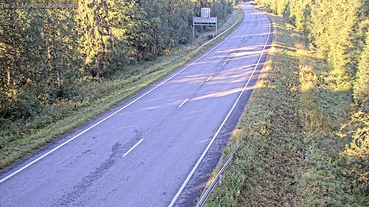 Weather Camera Image Road 21 Muonio Pahtonen, Muonio, Lappi