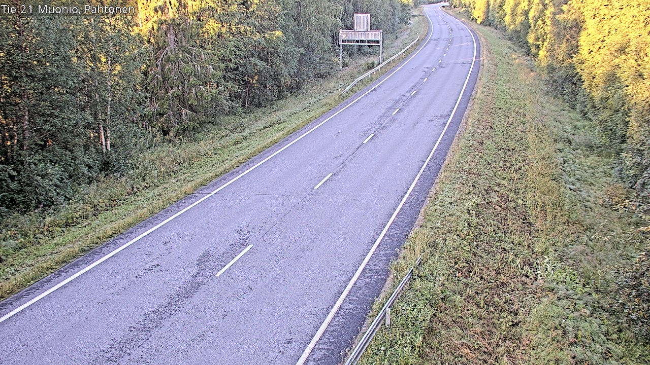 Weather Camera Image Road 21 Muonio Pahtonen, Muonio, Lappi