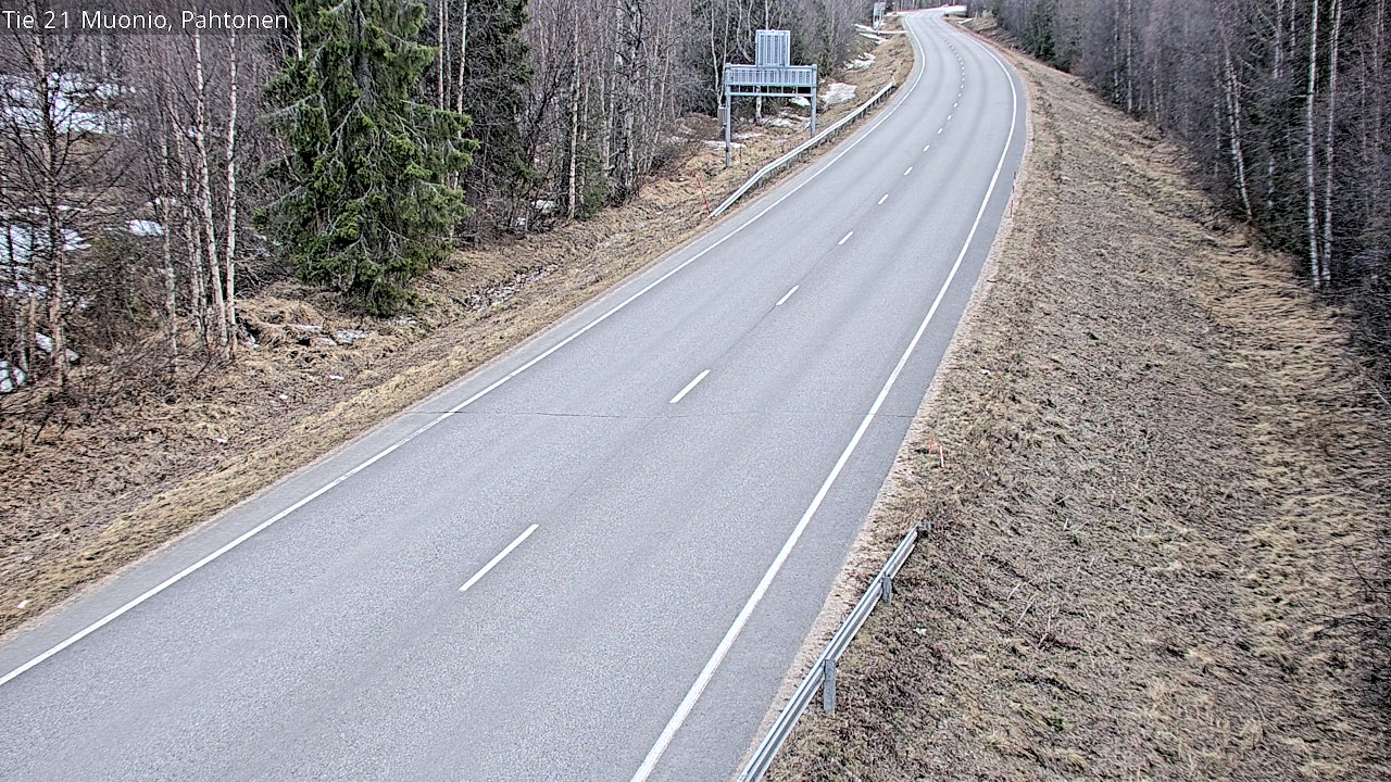 Kelikamerat Kuva Tie 21 Muonio Pahtonen, Muonio, Lappi