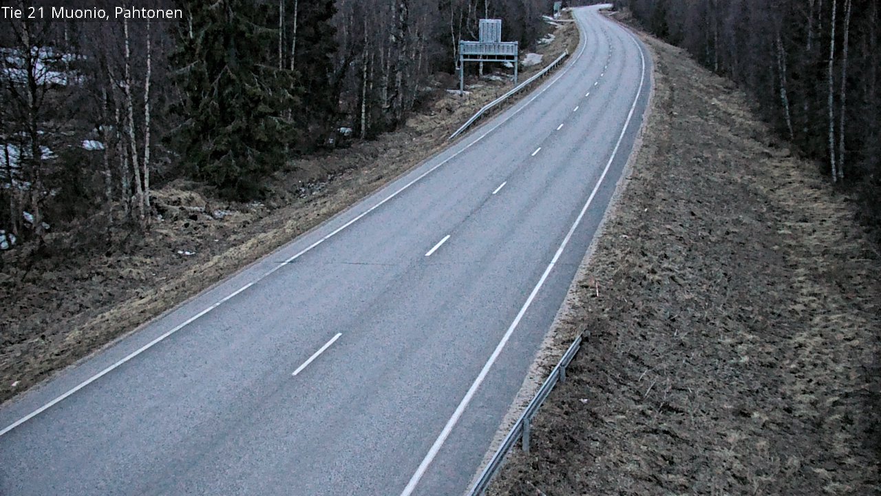 Kelikamerat Kuva Tie 21 Muonio Pahtonen, Muonio, Lappi