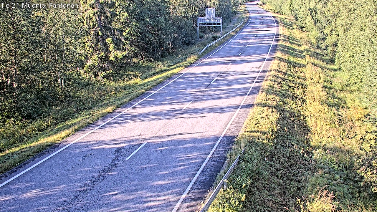 Weather Camera Image Road 21 Muonio Pahtonen, Muonio, Lappi
