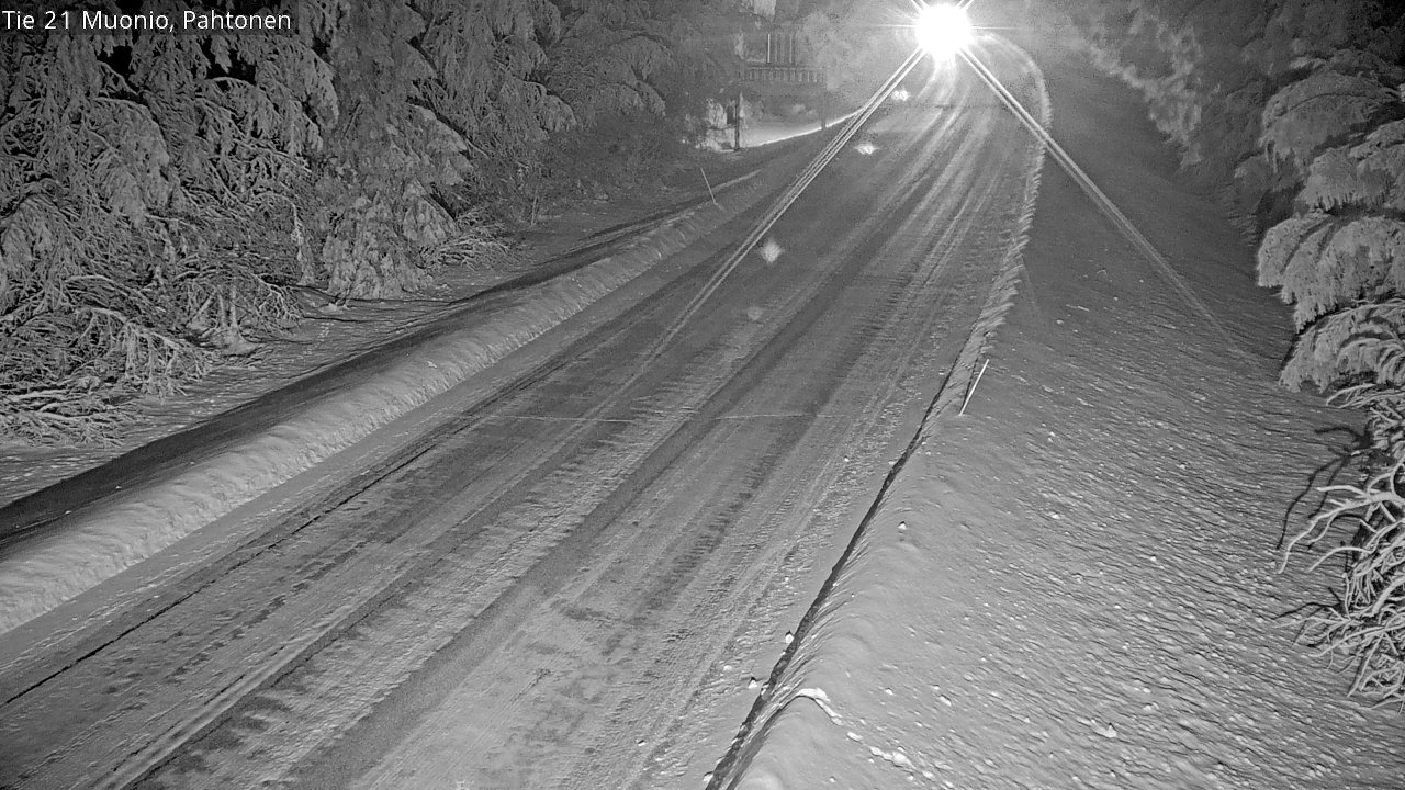 Kelikamerat Kuva Tie 21 Muonio Pahtonen, Muonio, Lappi
