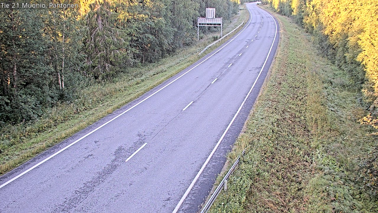Weather Camera Image Road 21 Muonio Pahtonen, Muonio, Lappi