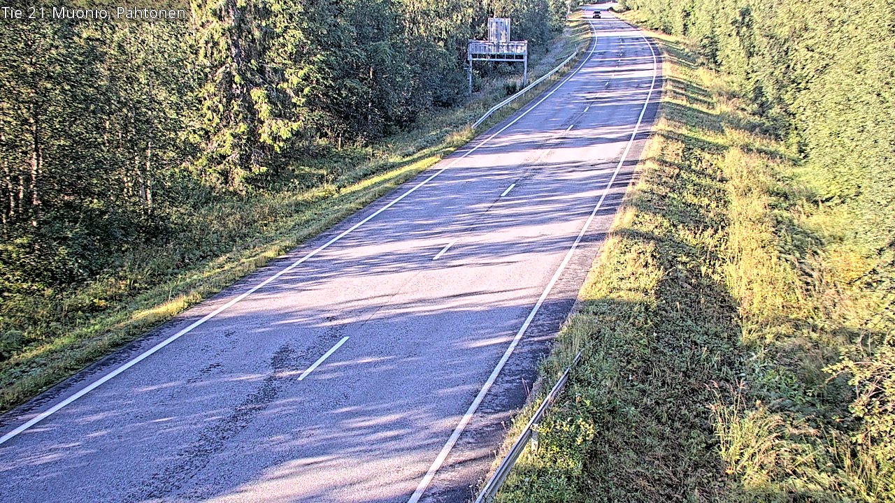 Weather Camera Image Road 21 Muonio Pahtonen, Muonio, Lappi
