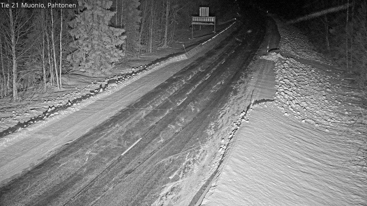 Kelikamerat Kuva Tie 21 Muonio Pahtonen, Muonio, Lappi