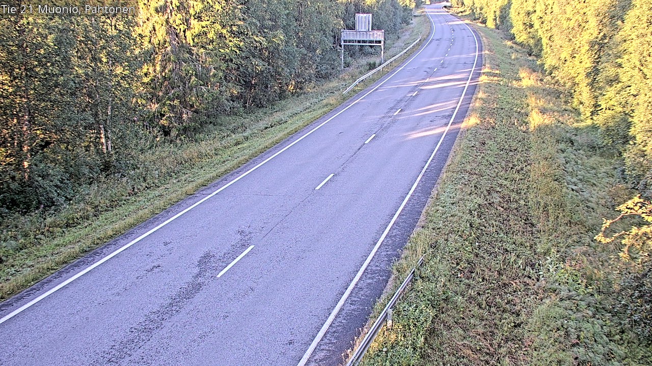 Weather Camera Image Road 21 Muonio Pahtonen, Muonio, Lappi