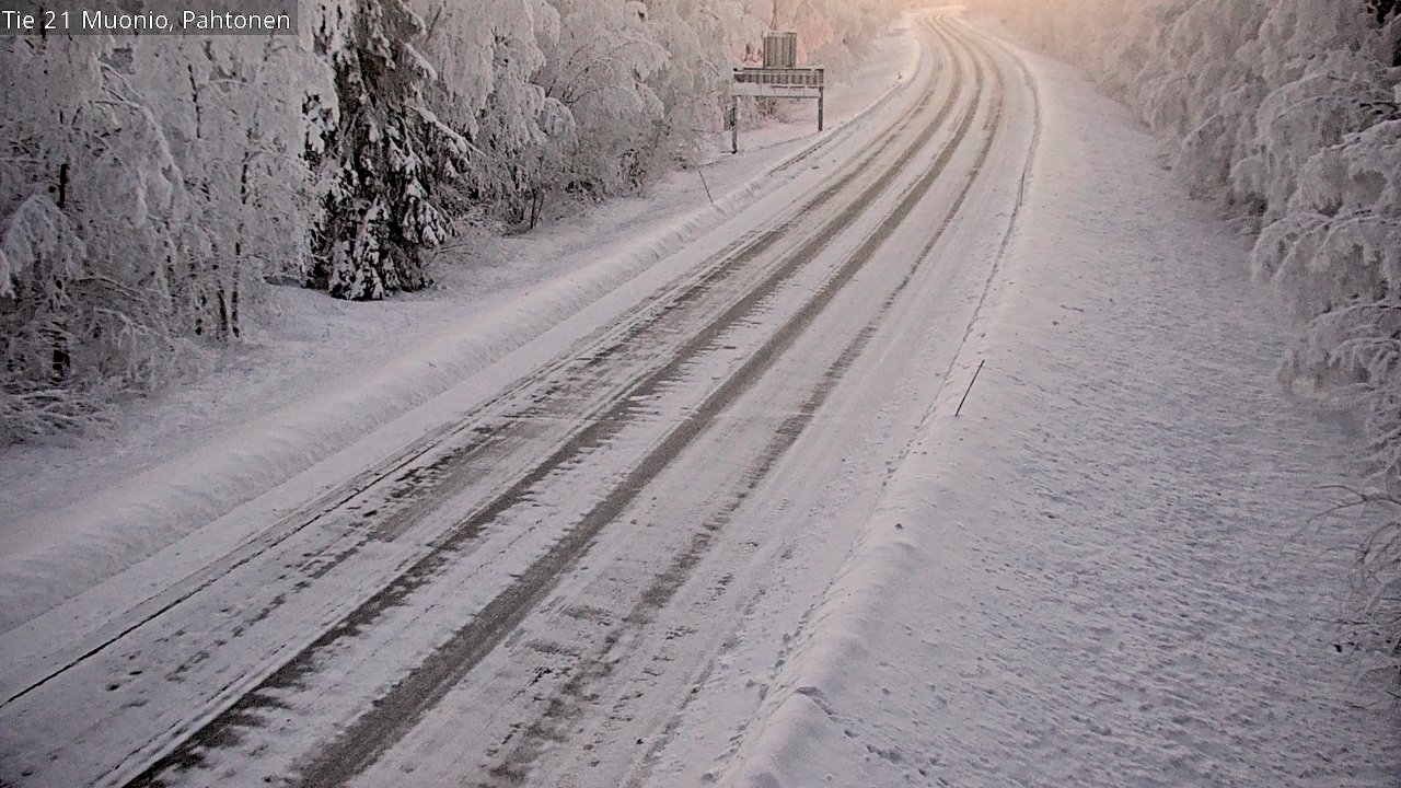 Kelikamerat Kuva Tie 21 Muonio Pahtonen, Muonio, Lappi