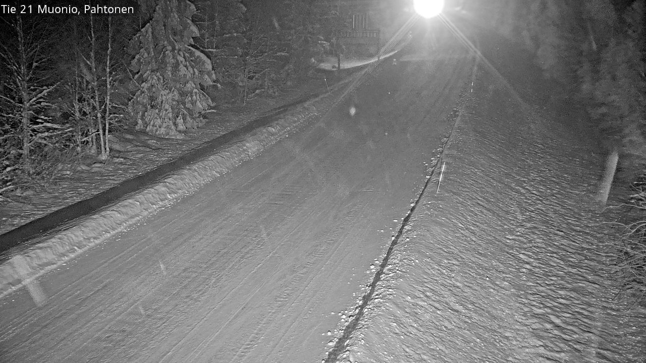 Weather Camera Image Road 21 Muonio Pahtonen, Muonio, Lappi