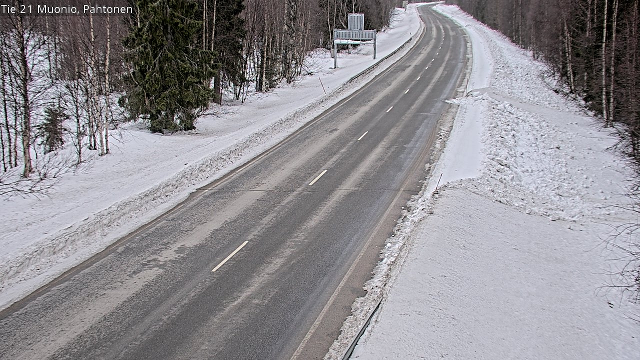 Kelikamerat Kuva Tie 21 Muonio Pahtonen, Muonio, Lappi
