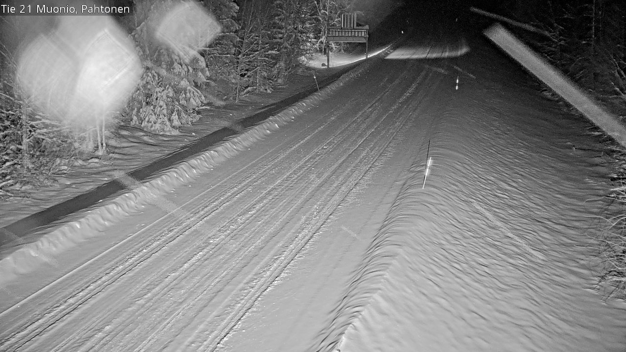 Kelikamerat Kuva Tie 21 Muonio Pahtonen, Muonio, Lappi