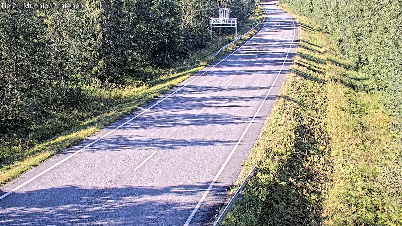 Weather Camera Image Road 21 Muonio Pahtonen, Muonio, Lappi