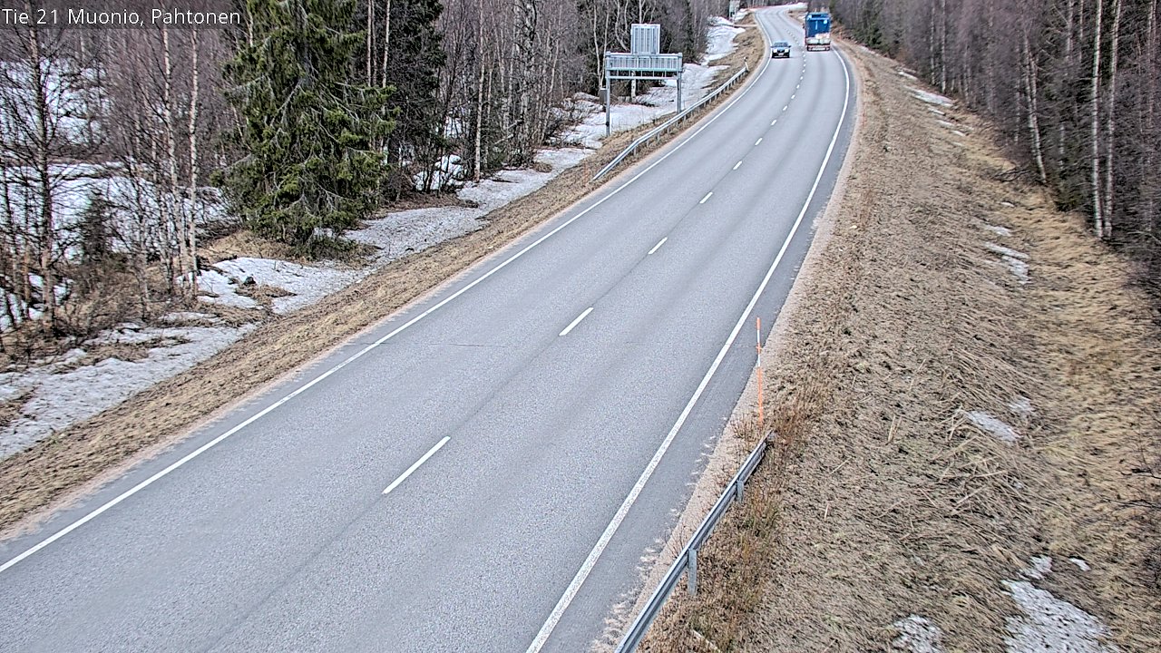 Weather Camera Image Väg 21 Muonio Pahtonen, Muonio, Lappi