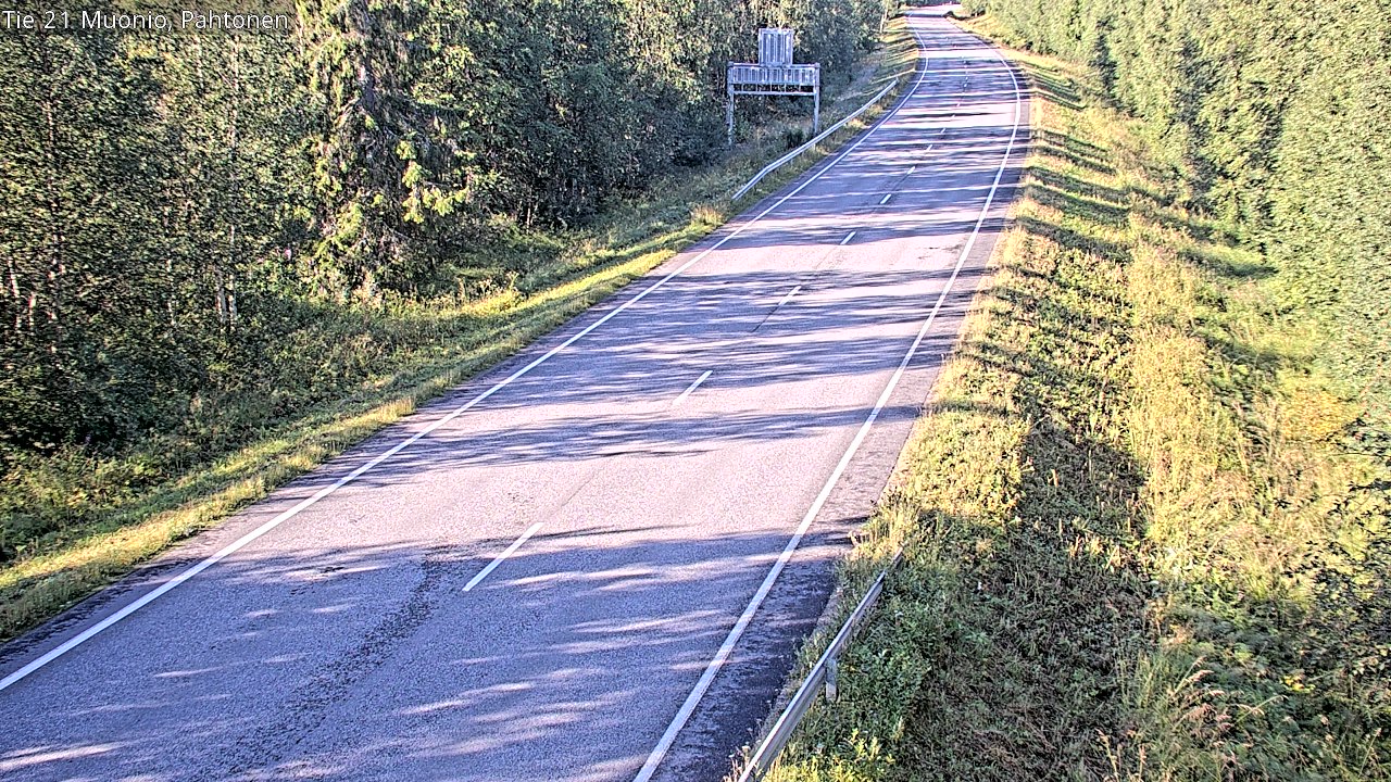 Weather Camera Image Road 21 Muonio Pahtonen, Muonio, Lappi