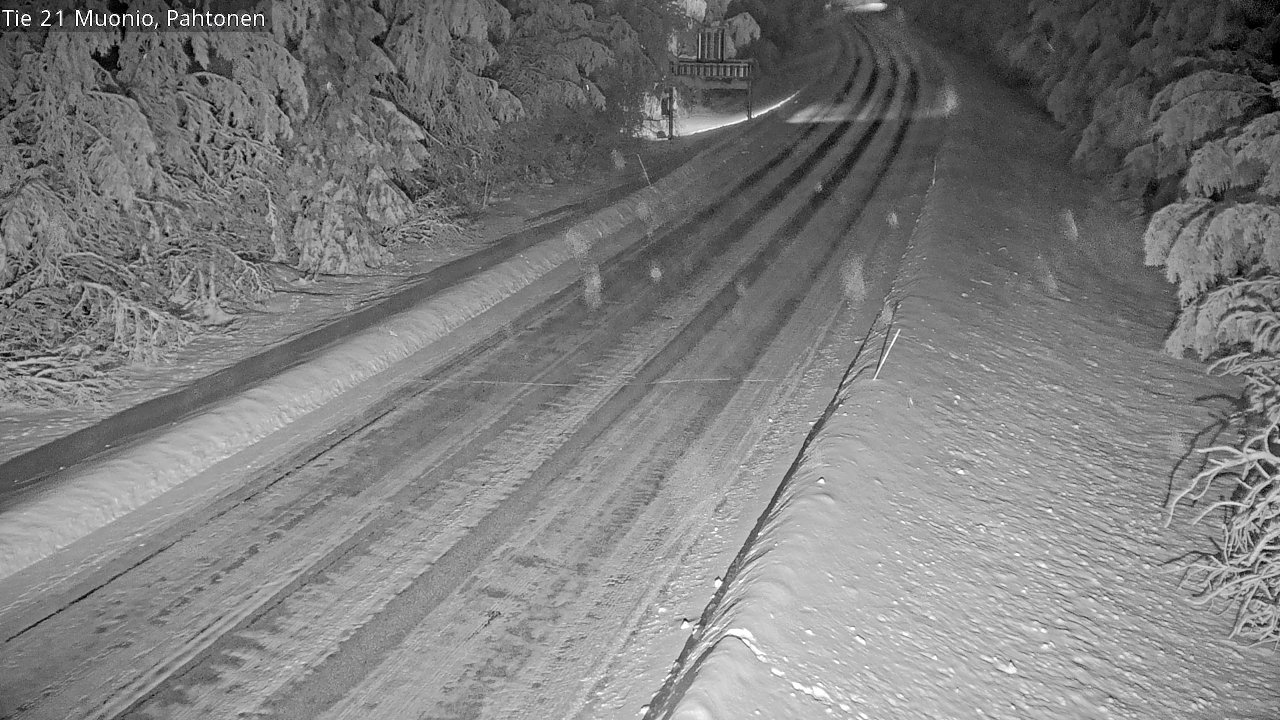 Weather Camera Image Road 21 Muonio Pahtonen, Muonio, Lappi