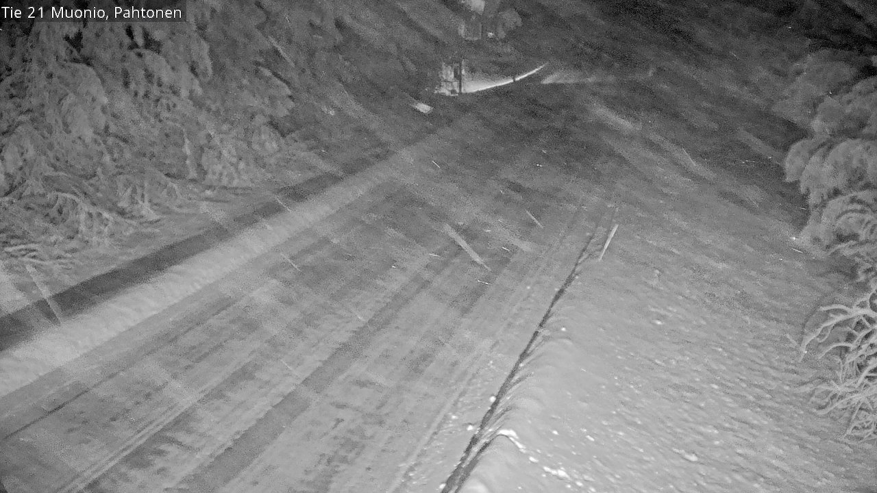 Weather Camera Image Väg 21 Muonio Pahtonen, Muonio, Lappi