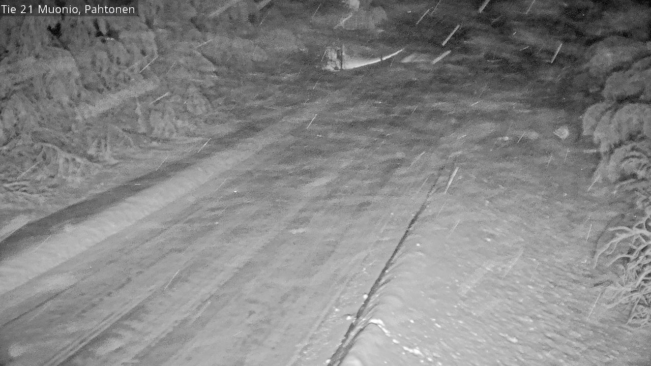 Weather Camera Image Väg 21 Muonio Pahtonen, Muonio, Lappi