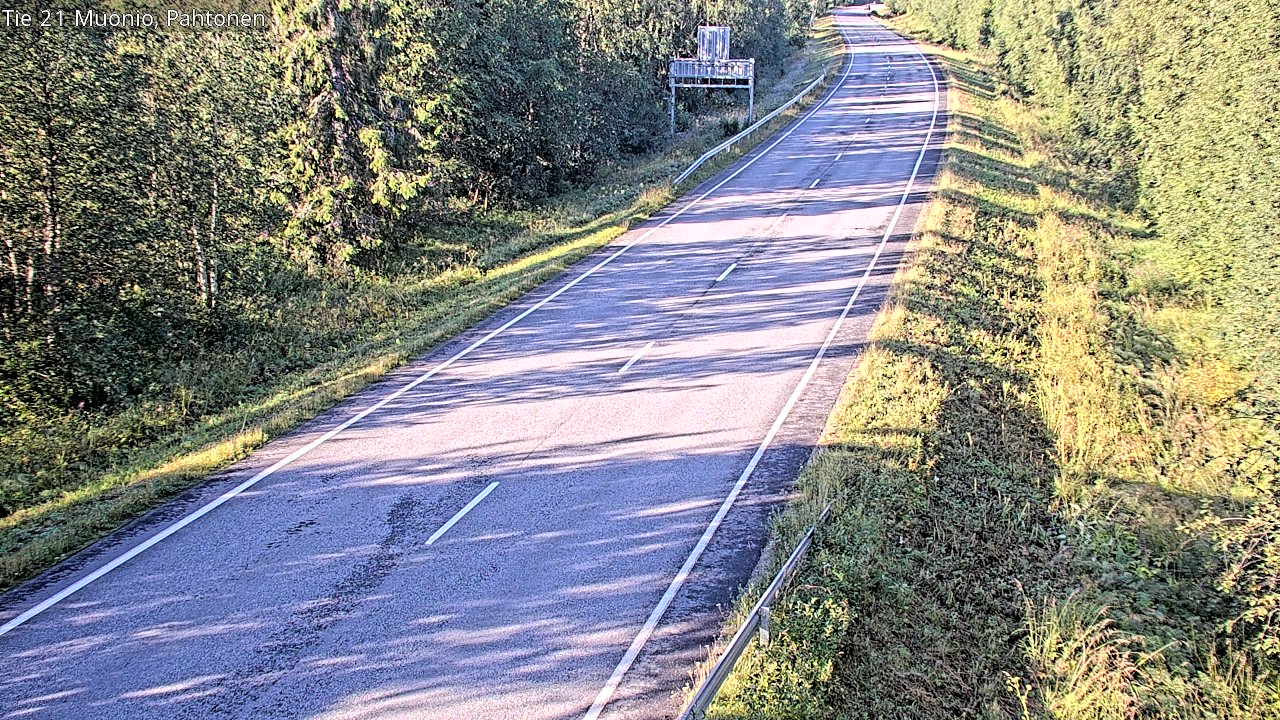 Weather Camera Image Road 21 Muonio Pahtonen, Muonio, Lappi