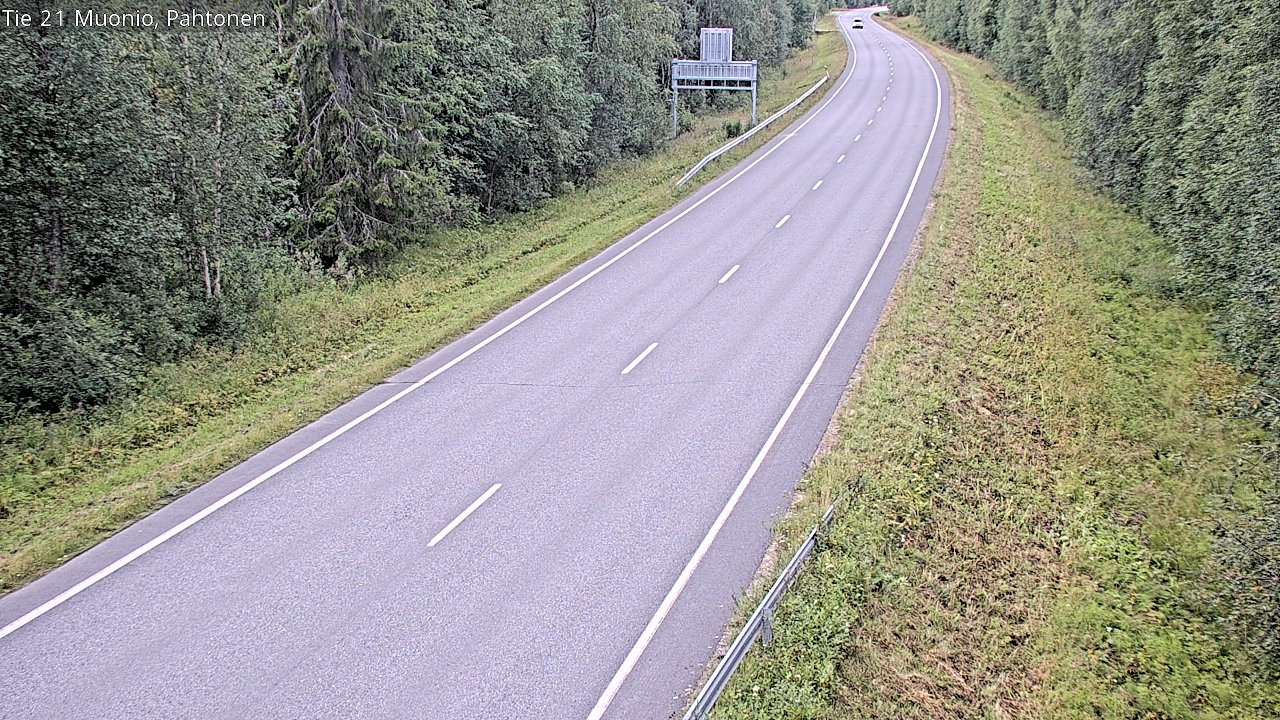 Weather Camera Image Road 21 Muonio Pahtonen, Muonio, Lappi