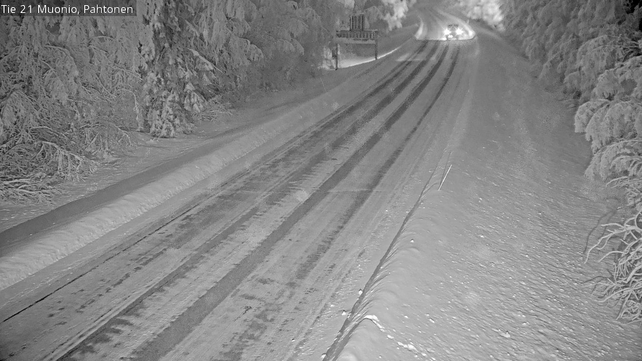 Kelikamerat Kuva Tie 21 Muonio Pahtonen, Muonio, Lappi
