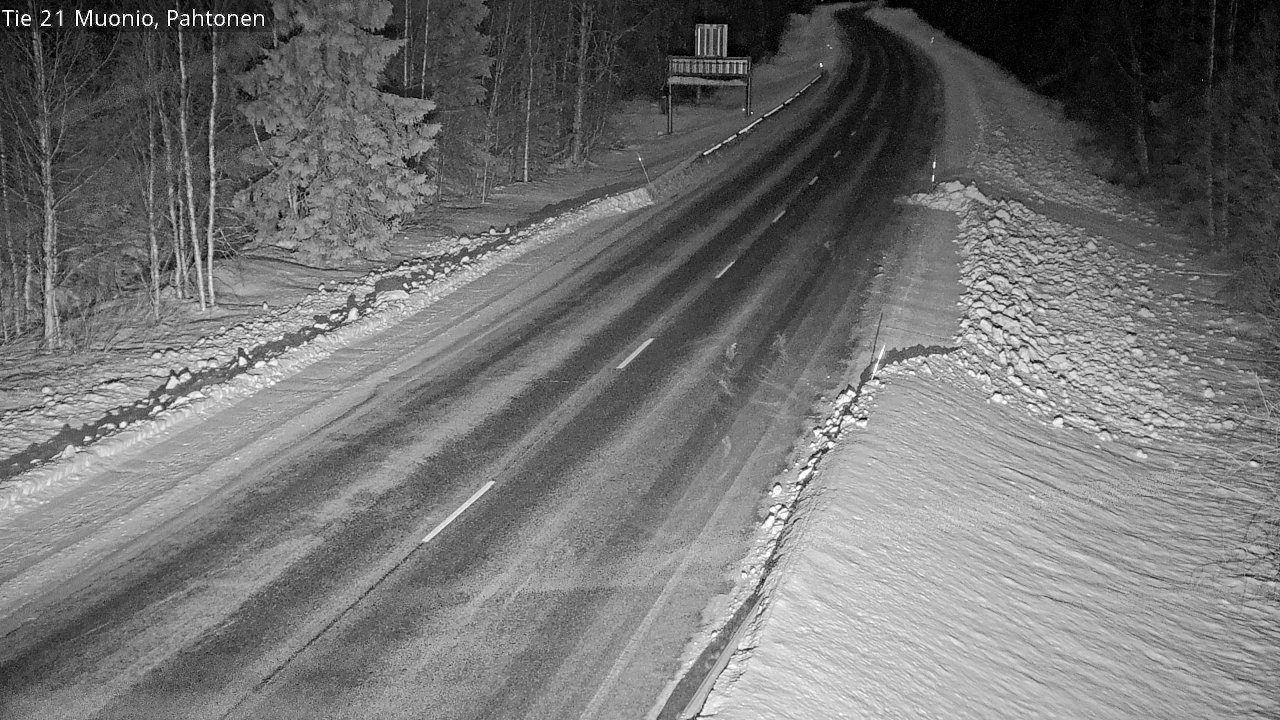 Kelikamerat Kuva Tie 21 Muonio Pahtonen, Muonio, Lappi