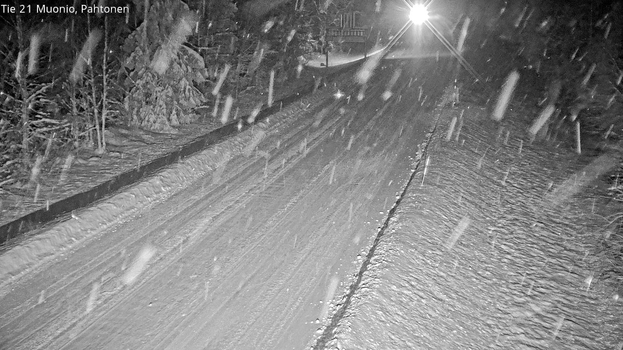 Weather Camera Image Road 21 Muonio Pahtonen, Muonio, Lappi
