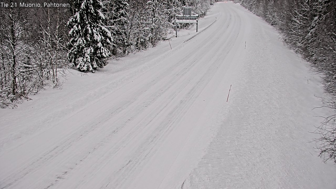 Kelikamerat Kuva Tie 21 Muonio Pahtonen, Muonio, Lappi