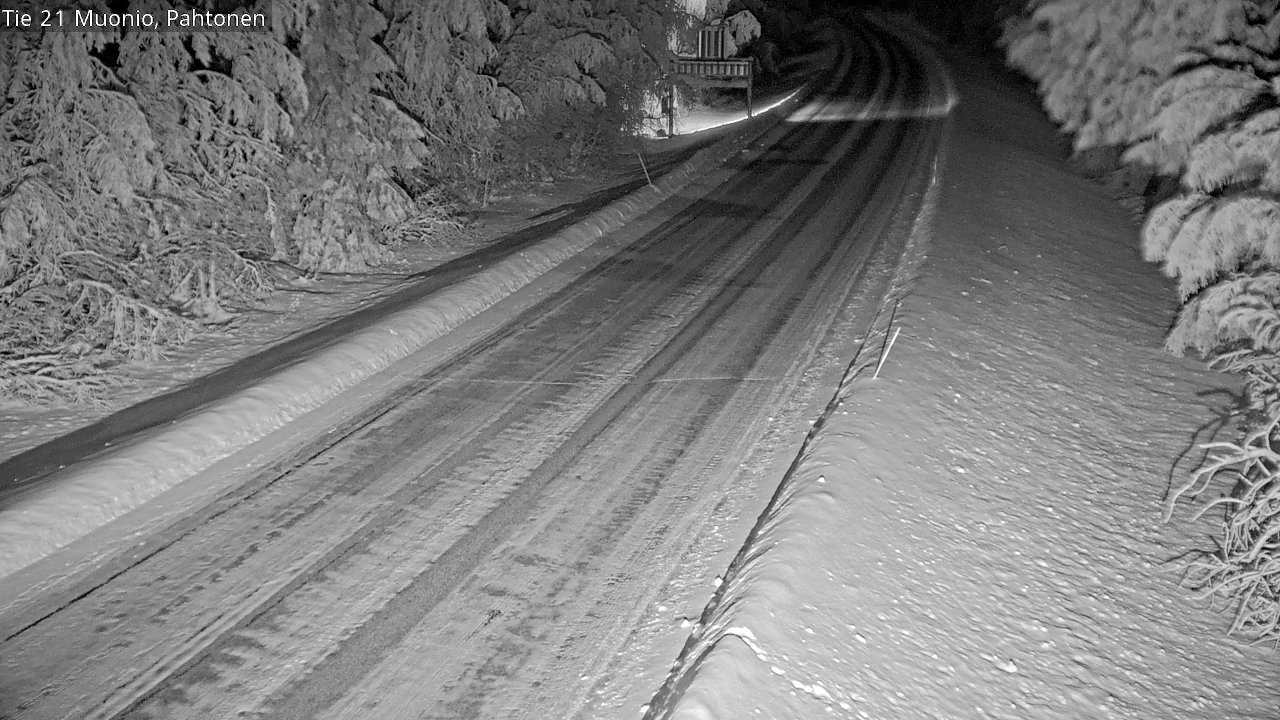 Kelikamerat Kuva Tie 21 Muonio Pahtonen, Muonio, Lappi