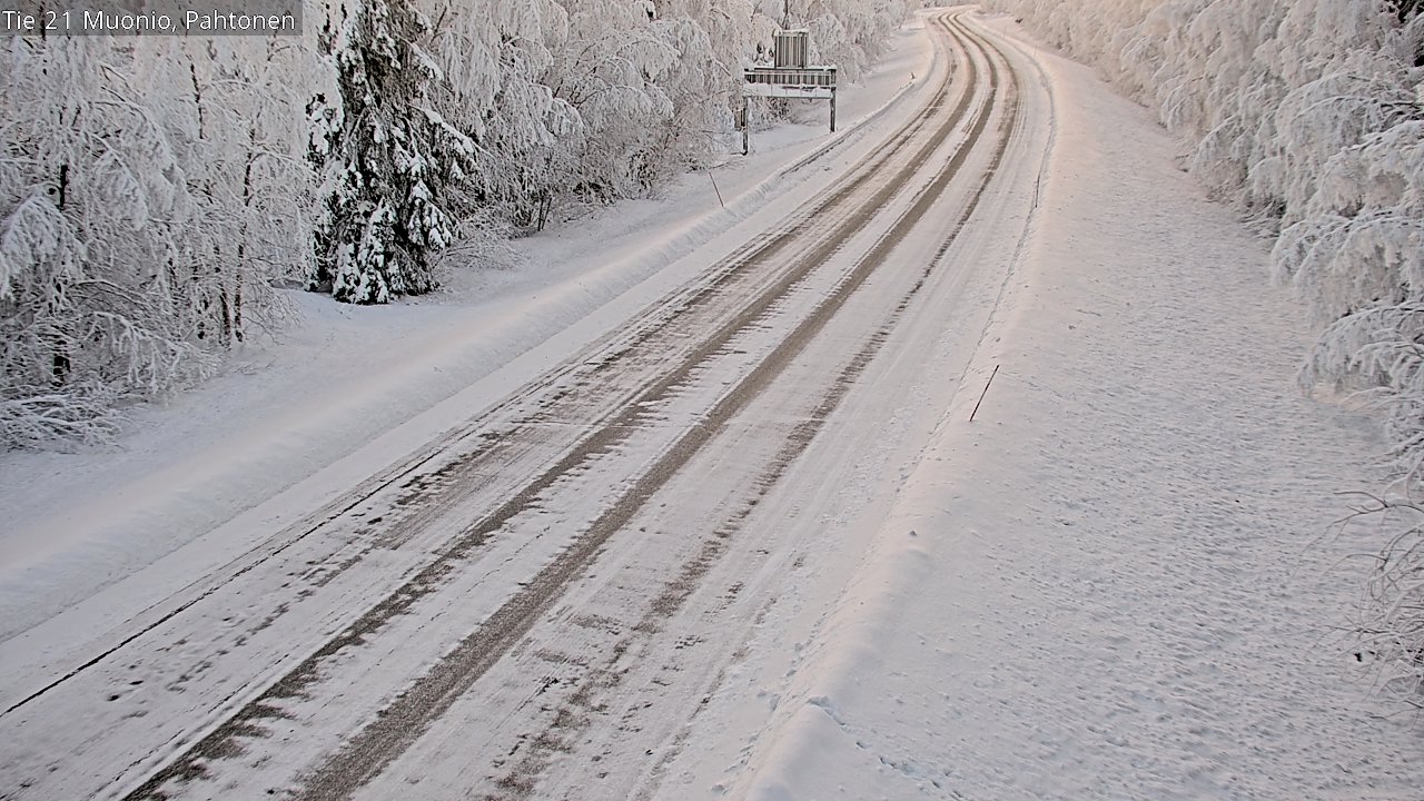 Kelikamerat Kuva Tie 21 Muonio Pahtonen, Muonio, Lappi