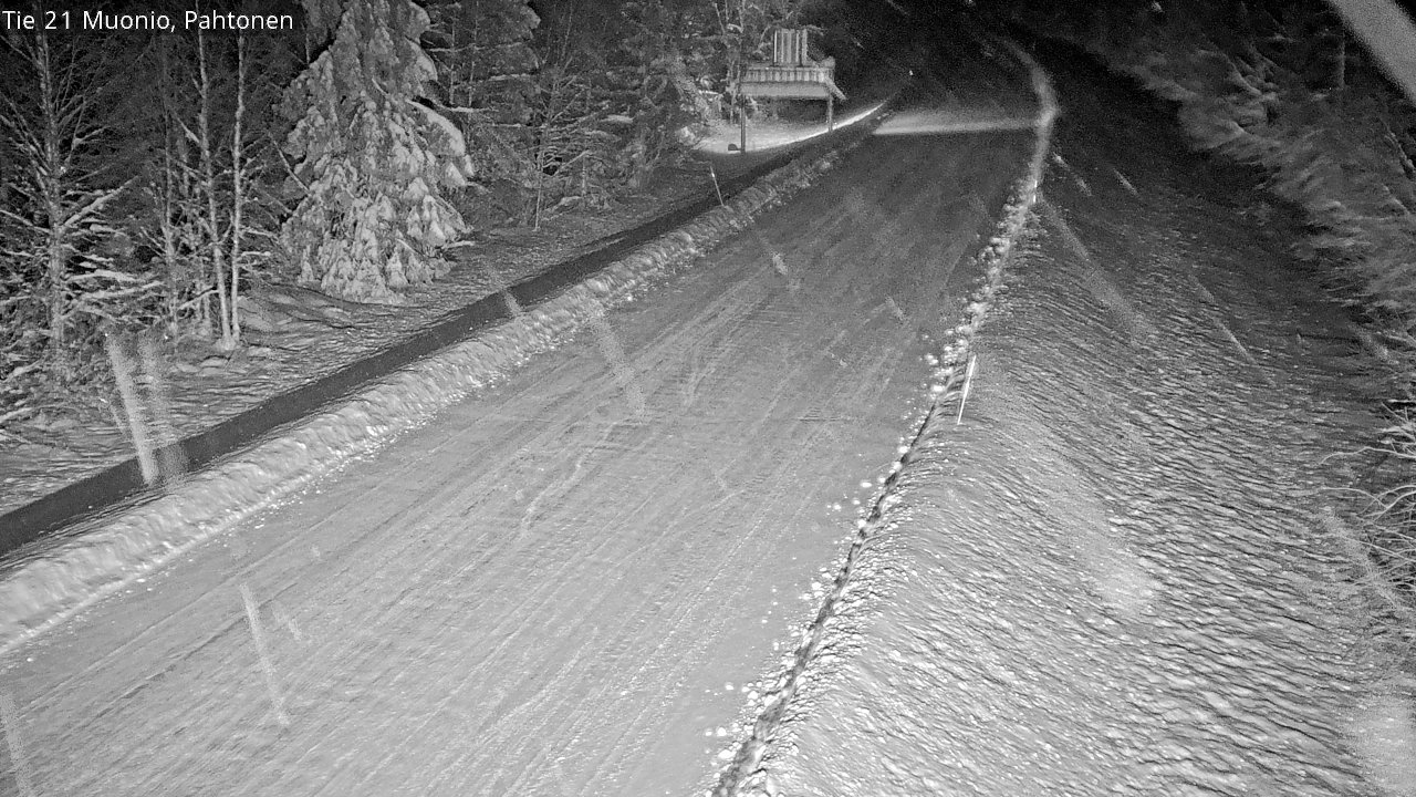 Weather Camera Image Road 21 Muonio Pahtonen, Muonio, Lappi