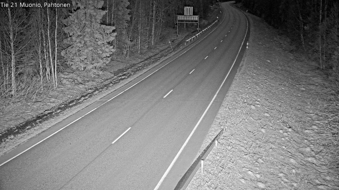 Weather Camera Image Road 21 Muonio Pahtonen, Muonio, Lappi