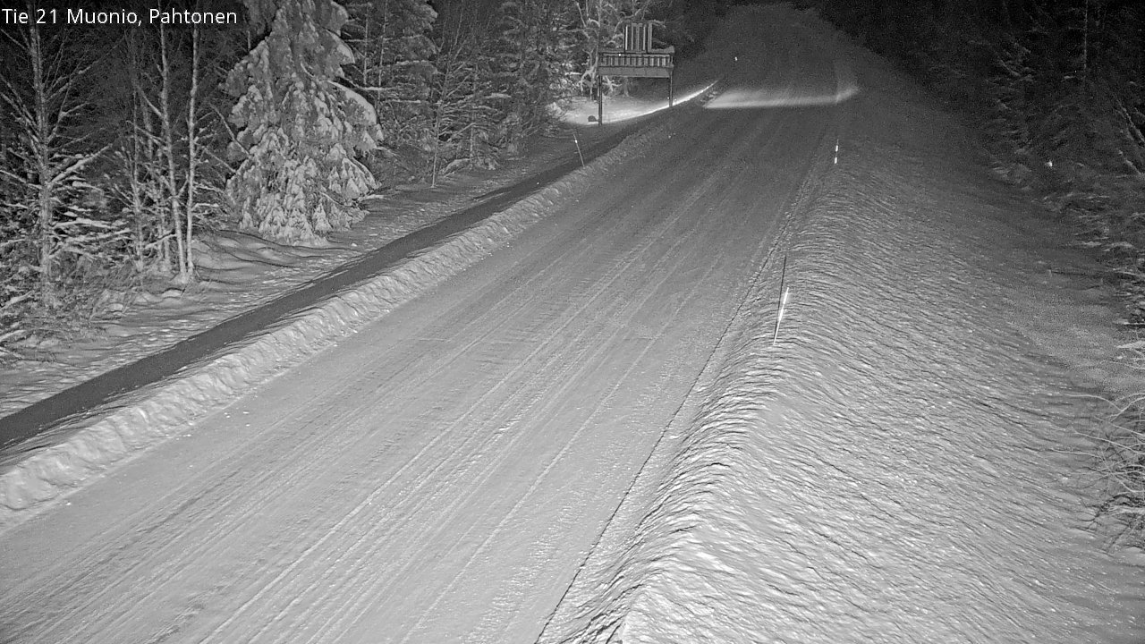 Kelikamerat Kuva Tie 21 Muonio Pahtonen, Muonio, Lappi