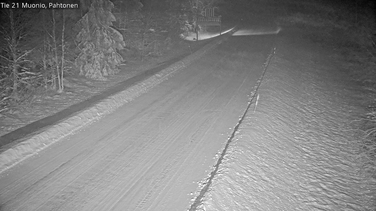 Weather Camera Image Road 21 Muonio Pahtonen, Muonio, Lappi