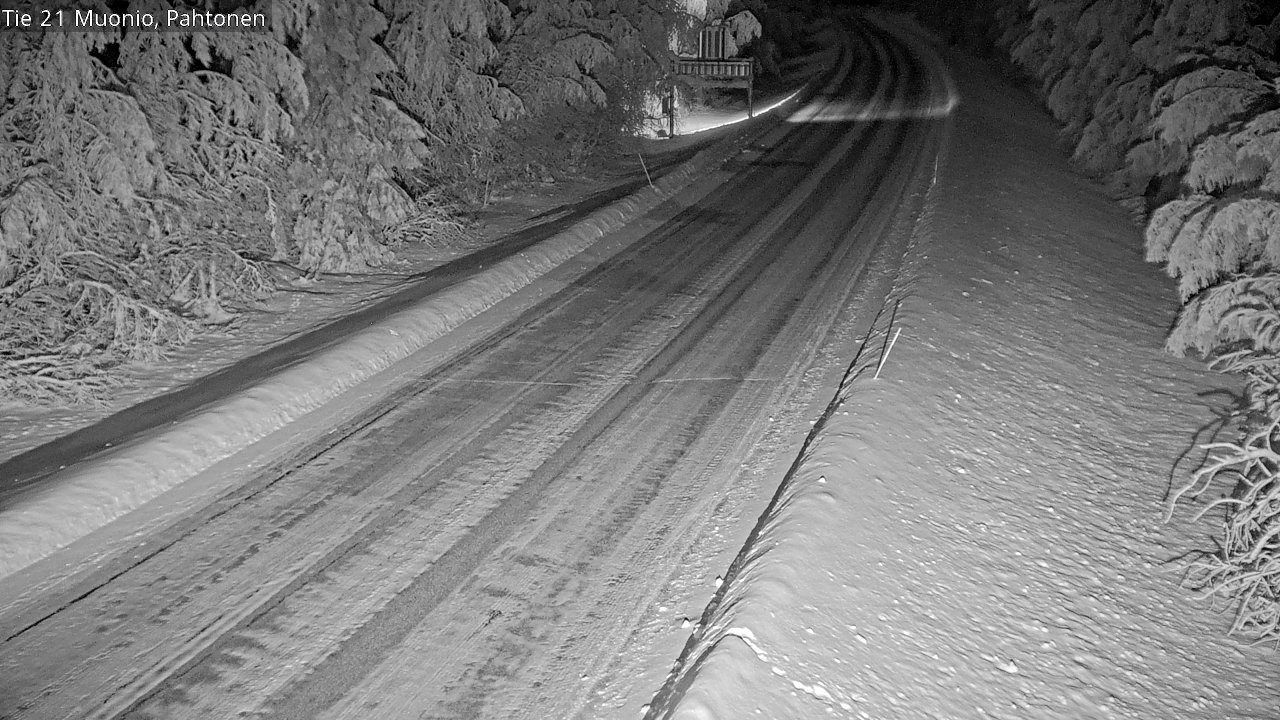 Kelikamerat Kuva Tie 21 Muonio Pahtonen, Muonio, Lappi