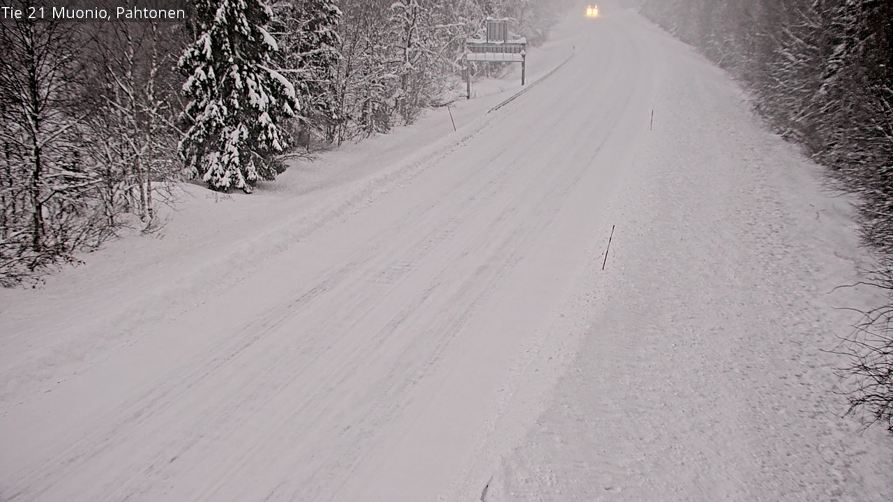 Kelikamerat Kuva Tie 21 Muonio Pahtonen, Muonio, Lappi