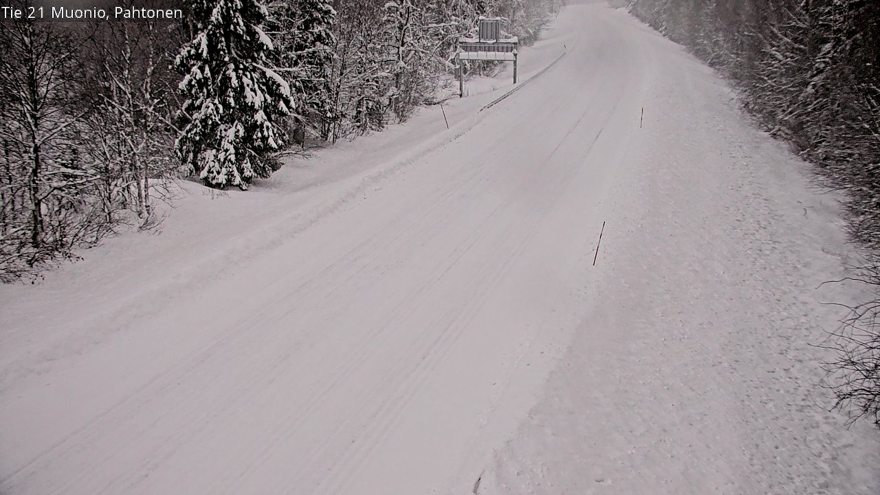 Kelikamerat Kuva Tie 21 Muonio Pahtonen, Muonio, Lappi