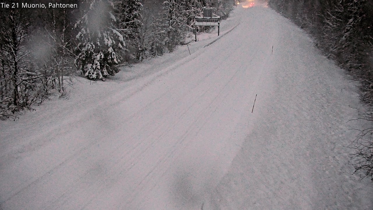 Kelikamerat Kuva Tie 21 Muonio Pahtonen, Muonio, Lappi